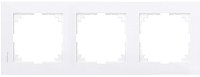 Рамка универсальная Schneider Electric Merten M-Pure 3-м. бриллиантовый-белый 